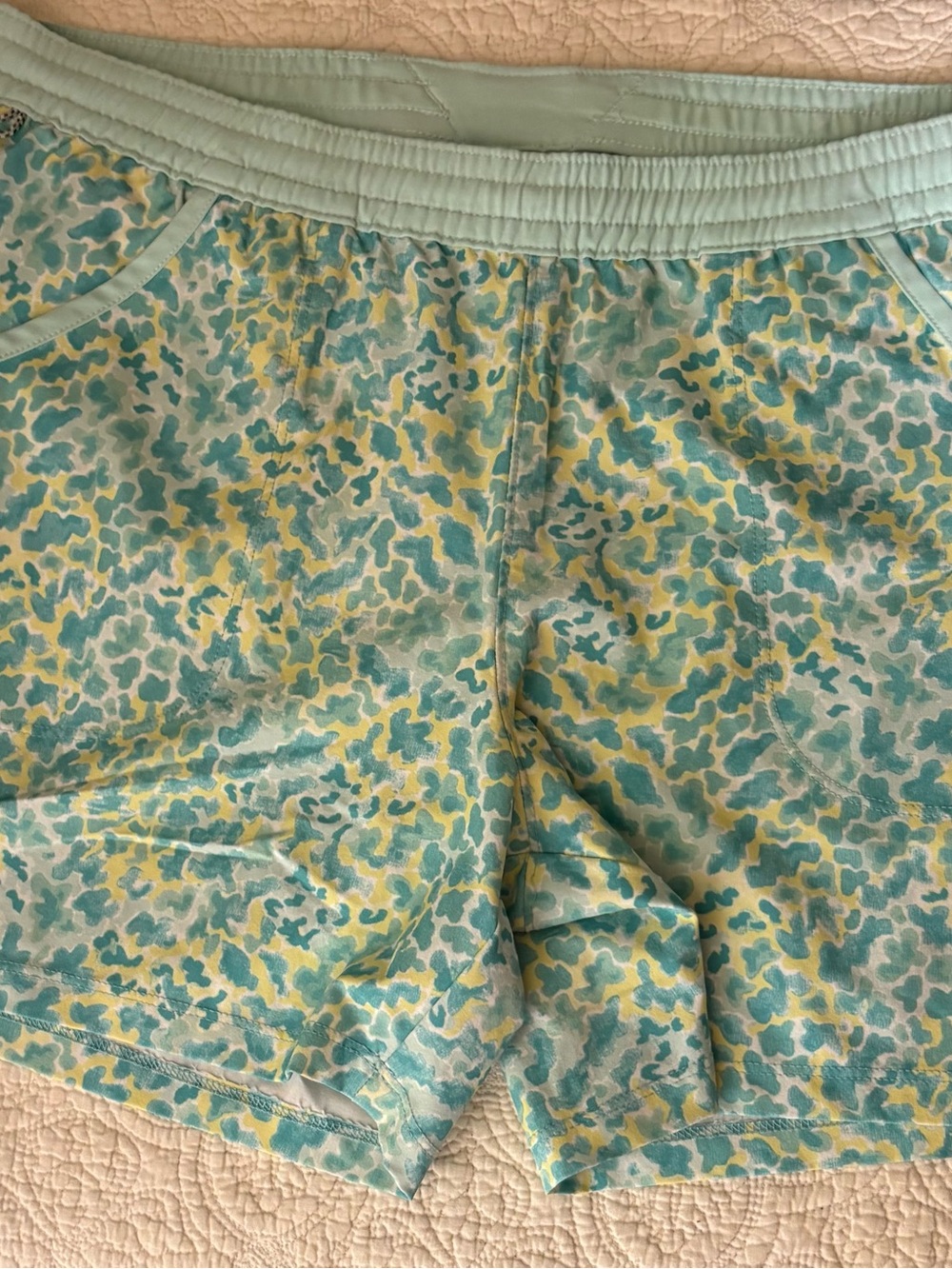 Columbia Mint Green Active Shorts